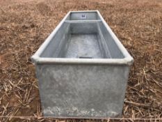 Galvanised water trough