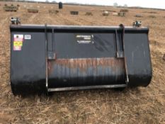 2019 Strimech Pro Ag grain bucket with Sanderson fittings. Serial No: 232689. N.B yard brush shown i