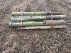 Quantity fence posts