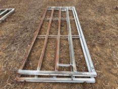 2.No Heavy duty galvanised gate 10ft 8inch