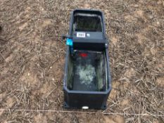 Plastic water trough