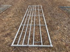 Galvanised gate 13ft