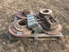 Quantity of wheel weights, belly weights and misc. weights