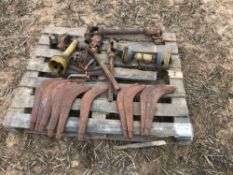 Quantity of McConnel shakerator spares and PTO shafts