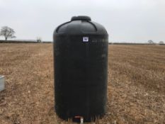Plastic storage tank