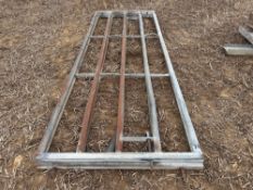 2No Heavy duty galvanised gate 10ft 8inch