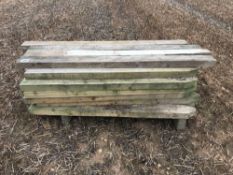 Square timber posts