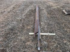 Quantity of fabricating steel