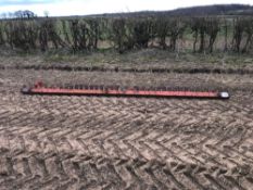 Kuhn 4m scraper bar to fit Kuhn power harrow