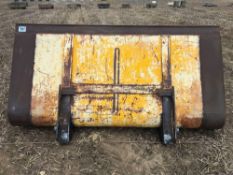 Grain bucket (farm made) with Sanderson fittings