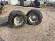 Pair of BKT 700/40R22.5 - (Cambridgeshire)