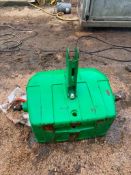 2021 John Deere 900kg Tractor Weight - (Buckinghamshire)