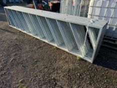 5No. 15ft Diagonal Feed Barrier - (Cambridgeshire)