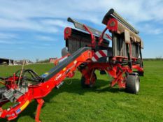 2021 Kuhn MergeMaxx 1090 10.9m hydraulic folding, PTO driven with control box, trailed belt merger.