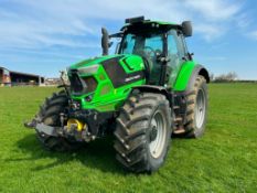 2018 Deutz Fahr 6215TTV Agrotron 50Kph with front and cab suspension, 5No return spools, front linka