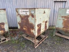 Metal pea bin
