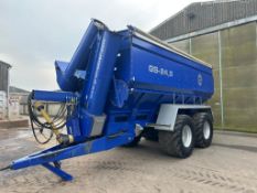 Grain Saver GS-24,5 twin axle chaser bin. On 710/50R26.5 wheels and tyres. C/w upgrade kit for chass