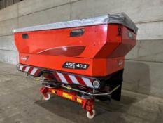 2018 Kuhn Axis H-EMC-W 40.2 fertiliser spreader. Serial No: 09-054592. Hectares: 4,445. Hours: 121.