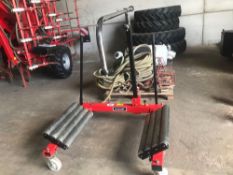 Truecraft wheel changing trolley