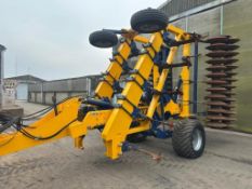 TWB 9 leg subsoiler with twin row rear packer