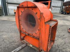 Typhoon cyclone 3 phase fan unit c/w control box. Serial No: 6520