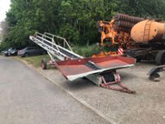 Swift Lift Euro 3 phase grain elevator. 40ft with extension. Serial No: SL-E140X1087/S