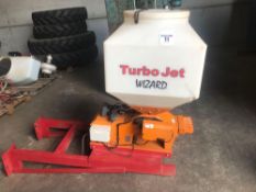 2009 Stocks Ag Turbo Jet Wizzard on mounted frame. Serial No: 090056