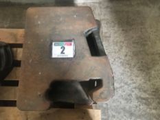 4No. Case IH 47kg wafer weights