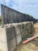 20No. Concrete Lego Blocks - (Norfolk)