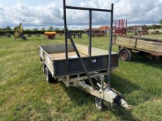 Ifor Williams 10ft trailer. Serial No: SCK600000T0200280 ​​​​​​​NB: No VAT on this lot