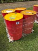 4No 40gal metal drums