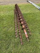 Quantity auger flights