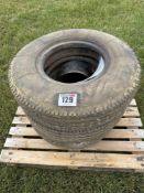 3No 8.25R16 tyres