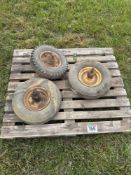 3No miscellaneous wheels and tyres