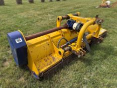 2005 Bomford TurboPro 3m flail mower with hydraulic side shift. Model No: 9101306. Serial No: 2497S0