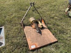 Log splitter PTO driven, linkage mounted