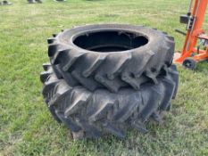 Single 12.4R32 tyre and 16.9R34 tyre