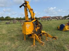 1997 Bomford B70T Power Plus hedge cutter with 1.5m flail head, electronic controls. Serial No: 253H
