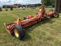 1997 Lely Terra 600-55 6m power harrow, hydraulic folding. Serial No: PH9296 ​​​​​​​NB: Manual in of
