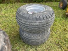Pair Petlas 500/50-17 wheels and tyres, 6 Stud