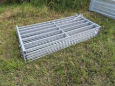 10No Ritchie 6ft sheep hurdles with pins (new)