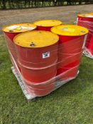 4No 40gal metal drums