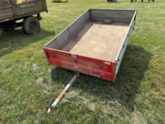 Westwood 1.3m x 2.1m single axle car trailer, ball hitch