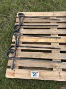 Quantity Weaving straw rake tines