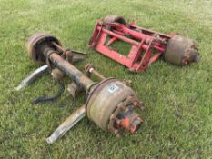 2No commercial axles, 10 stud