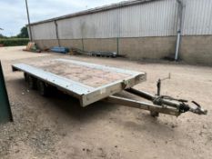 Brian James 15ft flat trailer