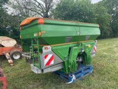 2011 Amazone ZAM 3600 Ultra fertiliser spreader with weigh cells, border control. Serial No:ZAM00833