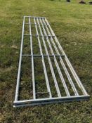 2No 15ft Steel gates (new) NB: No VAT on this lot