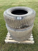 3No 385/65R22.5 tyres