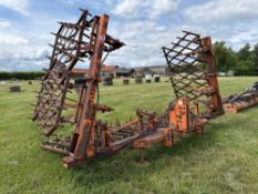 Wilder 8m pressure harrow, hydraulic folding. Serial No: PH9296 ​​​​​​​NB: Manual in office